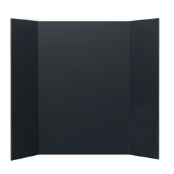 Flipside Foam Project Board, 36" x 48", Black, Pack of 10