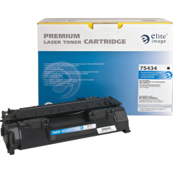 Elite Image™ Remanufactured Black Toner Cartridge Replacement For HP 05A, CE505A