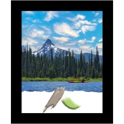 Amanti Art Picture Frame, 19" x 23", Opening Size 16" x 20", Brushed Black