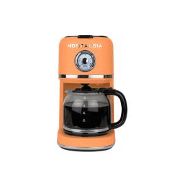 Nostalgia Classic Retro 10-Cup Coffee Maker, Orange, Total Qty 1