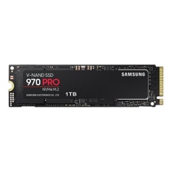 Samsung 970 PRO 1TB Internal Solid State Drive, PCI Express, M.2 2280, MZ-V7P1T0E