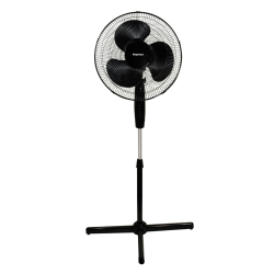 Impress Handi-Fan Oscillating Stand Fan, 52"H x 21"W x 16"D, Black