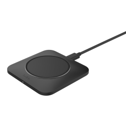 Belkin BoostCharge Pro 15-Watt Universal Easy Align Wireless Charging Pad, Black