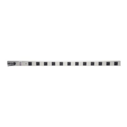 Tripp Lite Surge Protector Power Strip 120V 12 outlet 15' cord 36" Length - Surge protector - 15 A - AC 120 V - 1800 Watt - output connectors: 12 - 15 ft cord - attractive gray