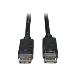 Eaton Tripp Lite Series DisplayPort Cable with Latching Connectors, 4K 60 Hz (M/M), Black, 1 ft. (0.31 m) - P580001