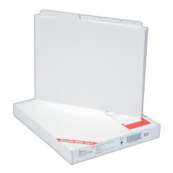 Avery® Unpunched Copier Tab Dividers, 8 1/2" x 11", 5-Tab, White, 30 Divider Sets