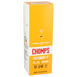 CHOMPS Snack Sticks, Original Mild Turkey, 1.15 Oz, Total Qty 24