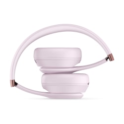 Beats Solo 4 - Headphones with mic - on-ear - Bluetooth - wireless - 3.5 mm jack, USB-C - noise isolating - pink cloud