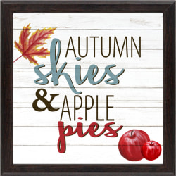 Timeless Frames® Harvest Framed Art, 8" x 8", Autumn Skies