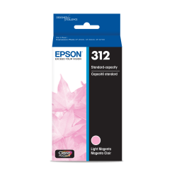 Epson® 312 Claria® Photo Light Magenta Ink Cartridge, T312620-S