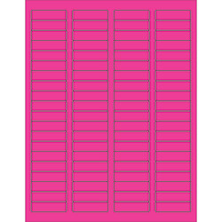 Tape Logic® Permanent Labels, LL170PK, Rectangle, 1 3/4" x 1/2", Fluorescent Pink, Case Of 8,000