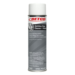 Betco® Aerosol Stainless Steel Cleaner And Polish, 17 Oz Can, Case Of 12