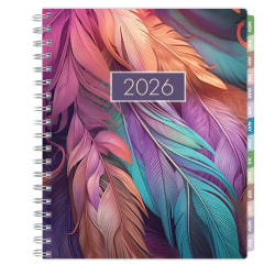 2025-2026 Global Excello Brands Essential PRO Daily/Weekly/Monthly Planner, 7" x 9", Pastel Peacock, November 2025 To December 2026
