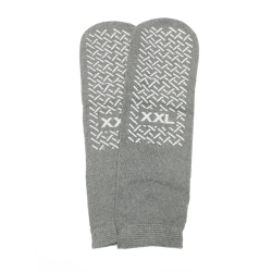 Safety Skids® Terrycloth Slippers, XX-Large, Gray, Case Of 48 Pairs