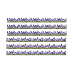 Eureka Extra Wide Deco Trim Packs, 37’ x 3-1/4", Curiosity Garden Die-Cut Floral, Set Of 6 Packs