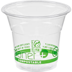 Planet+ Compostable Cold Cups, 5 Oz, Clear, Pack Of 2,000 Cups