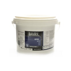 Liquitex - Gesso - acrylic - for acrylic paint, oil paint - titanium white - 0.5 gal