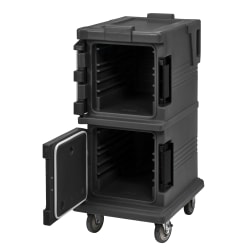 Cambro UPC600 Ultra Camcart Food Pan Cabinet, 45"H x 21-1/2"W x 27-1/8"D, Black