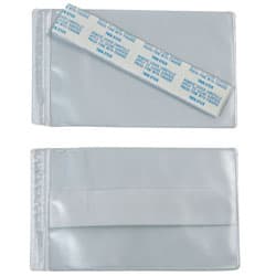 SuperScan® Vinyl Envelope, 3" x 5", Clear, Pack Of 50