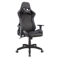 RS Gaming™ DRG High-Back Gaming Chair, Black/Gray