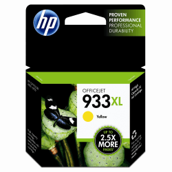 HP 933XL Yellow High-Yield Ink Cartridge, CN056AN