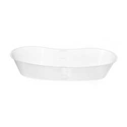 Medline Emesis Basins, 2"H x 4 1/4"W x 8 1/4"D, Clear, Pack Of 250