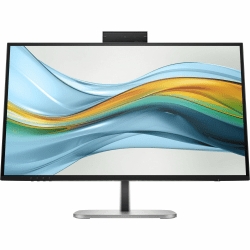 HP 527pm 27" Class WQHD LCD Monitor, 16:9, Sleek Black, Silver, 9E0Y9UTABA