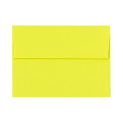 LUX Invitation Envelopes, A6, Peel & Press Closure, Citrus, Pack Of 1,000