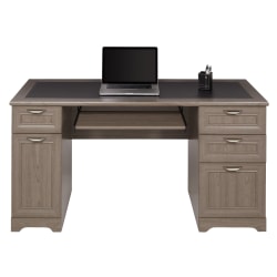 Realspace® Magellan 59"W Manager's Computer Desk, Gray