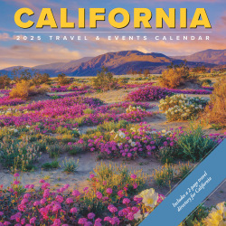 2025 Willow Creek Press Wall Calendar, 12" x 12", California, January 2025 To December 2025, 42106