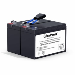 CyberPower RB1270X2E Replacement Battery Cartridge - 2 X 12 V / 7 Ah Sealed Lead-Acid Battery, 18MO Warranty