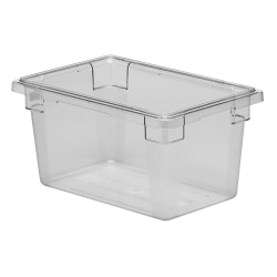 Cambro Camwear 9"D Food Boxes, 12" x 18", Clear, Set Of 6 Boxes