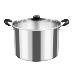 Vasconia® Aluminum Stock Pot, 13 Qt, Silver