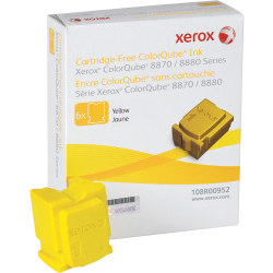 Xerox® 8870 ColorQube Yellow Solid Ink, Pack Of 6, 108R00952