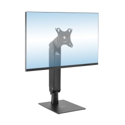 Mount-It! Freestanding 32" Monitor Arm With Height Adjustment, Black