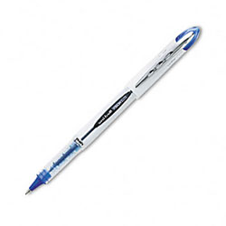 uni-ball® Vision™ Elite™ Rollerball Pen, Bold Point, 0.8 mm, White Barrel, Blue-Black Ink
