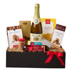 Givens Sparkling Cider And Snacks Gift Box, Multicolor