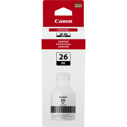 Canon® GI-26 Black High-Yield Ink Bottle, 4409C001