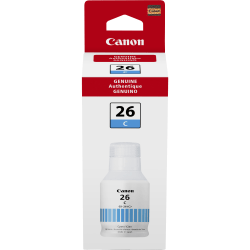 Canon® GI-26 Cyan High-Yield Ink Bottle