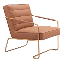 Zuo Dallas Accent Chair, Vintage Brown