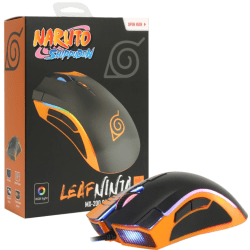 Check Point Naruto Mice Wired Leaf Ninja MX-200 Gaming Mouse, Compact, NA-MS-1001