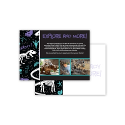 14pt, White Uncoated, Printed 2 Sides Custom Full-Color Postcards, 5" x 7", Box Of 50