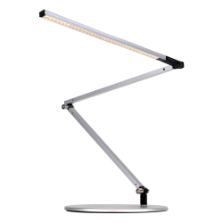 Koncept Z-Bar Slim LED Desk Lamp, Cool Light, 14-3/8"H, Silver