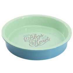 Wanda June Home by Miranda Lambert Breakfast Stoneware Round Pie Pan, 9", Teal
