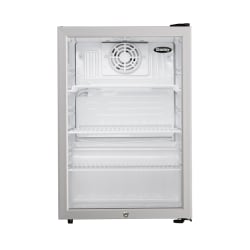 Danby 2.6 Cu. Ft. Compact Glass Door Refrigerator, Platinum
