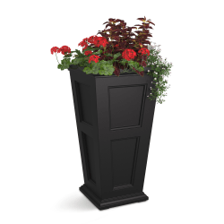 Mayne Fairfield Planter, 40"H, Black