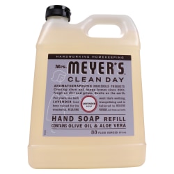 Mrs. Meyer's Clean Day Liquid Hand Soap, Lavender Scent, 33 Oz Bottle
