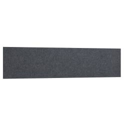 Bush Business Furniture 69"W x 16"H Acoustic Tackboard, Cool Charcoal, Standard Delivery