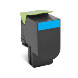 Lexmark™ 80C1XC0 High-Yield Cyan Toner Cartridge