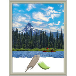 Amanti Art Florence Picture Frame, 20" x 26", Opening Size 18" x 24", Silver